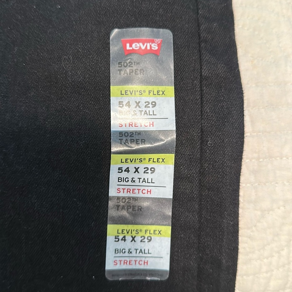 Levi’s 502 Taper Stretch Jeans 54x29 NWT - Picture 7 of 13